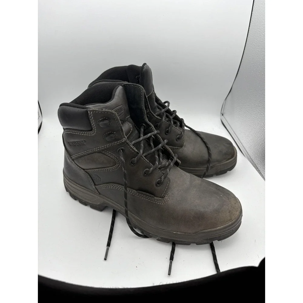 Wolverine Boots Mens Size 11EW Black Leather Combat Work Ankle Lace Up W08141